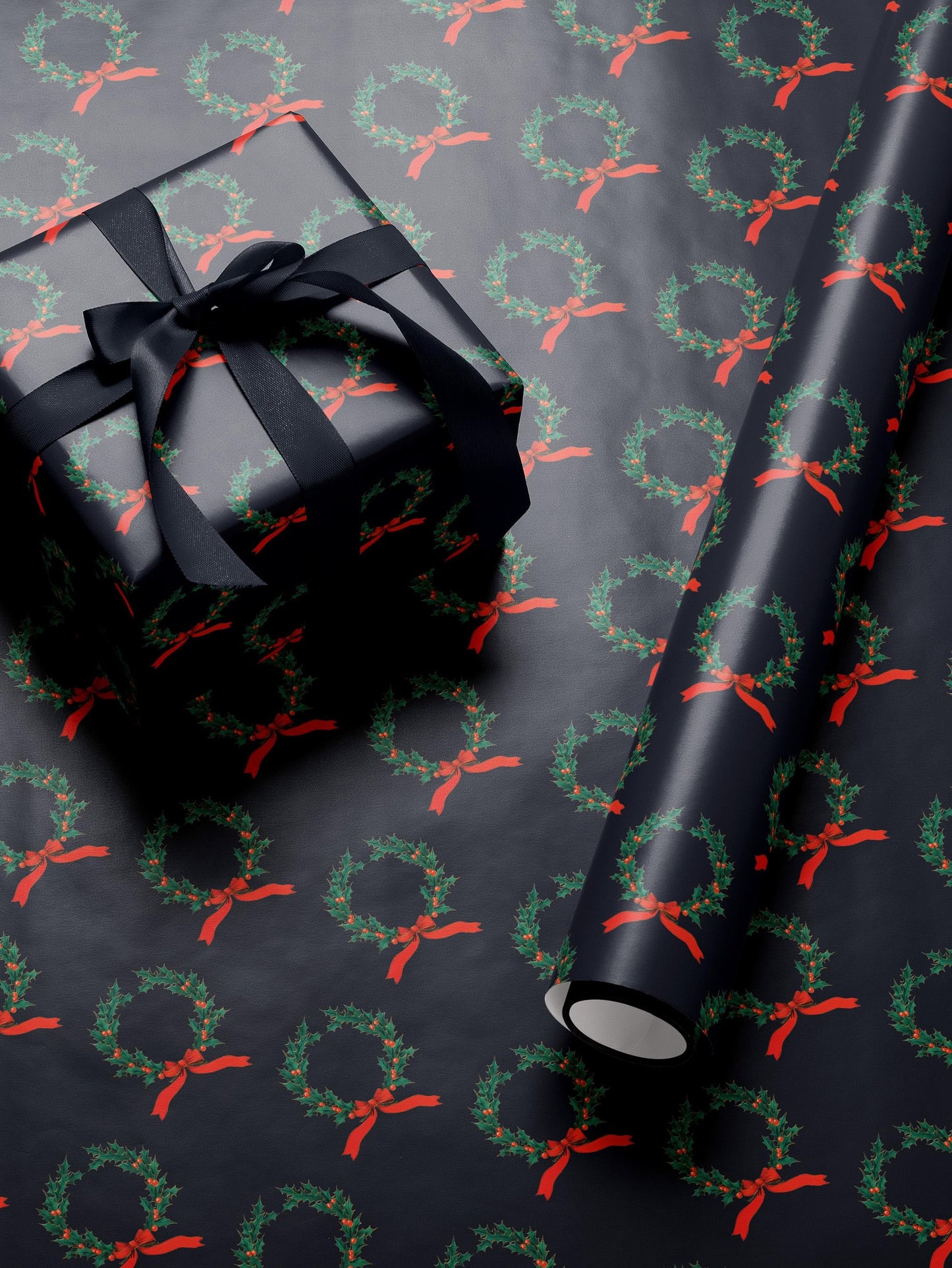 Christmas Wreath Wrapping Paper - House of Parlington